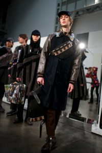 Backstage at Fendi Men's Fall 2018