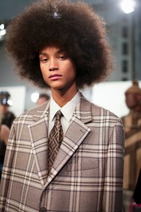 Backstage at Fendi Men's Fall 2018