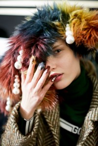 Backstage at GCDS Men's Fall 2018