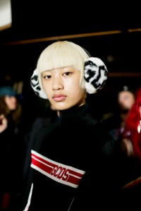 Backstage at GCDS Men's Fall 2018