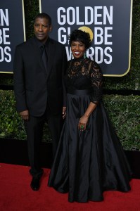 Denzel Washington and Pauletta Washington, Golden Globes 2018