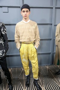 Backstage at Haider Ackermann Men's Fall 2018