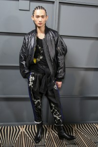 Backstage at Haider Ackermann Men's Fall 2018