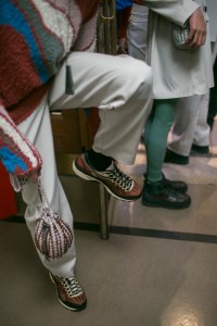 Backstage at Kiko Kostadinov Men's Fall 2018