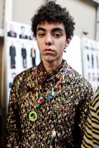 Backstage at Marni Men's Fall 2018