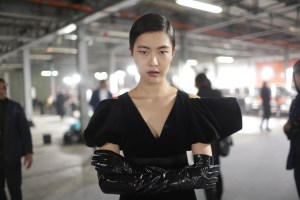 Backstage at Moschino Men's Fall 2018