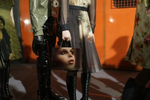 Backstage at Moschino Men's Fall 2018