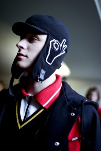 Backstage at MSGM Men's Fall 2018