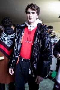 Backstage at MSGM Men's Fall 2018