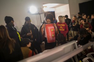 Backstage at Off-White Men's Fall 2018