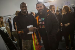 Backstage at Off-White Men's Fall 2018