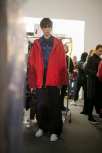 Backstage at Off-White Men's Fall 2018