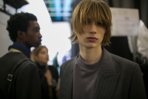 Backstage at Off-White Men's Fall 2018