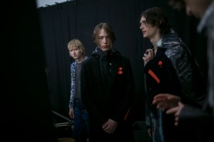 Backstage at Off-White Men's Fall 2018