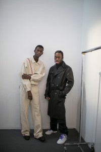 Backstage at Off-White Men's Fall 2018