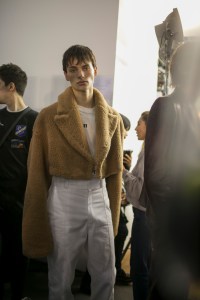 Backstage at Off-White Men's Fall 2018