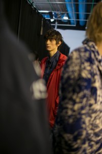 Backstage at Off-White Men's Fall 2018