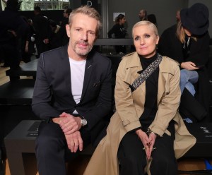 Lambert Wilson and Maria Grazia Chiuri
