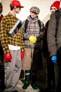 Backstage at Undercover Men's Fall 2018