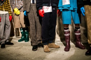 Backstage at Undercover Men's Fall 2018