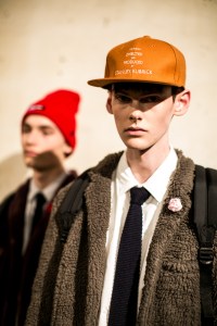 Backstage at Undercover Men's Fall 2018