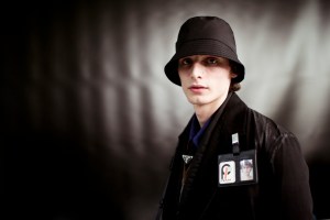 Backstage at Prada Men's Fall 2018