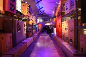 Prada setup for Men's Fall 2018