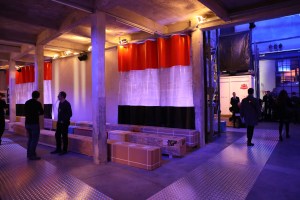 Prada setup for Men's Fall 2018