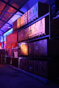 Prada setup for Men's Fall 2018