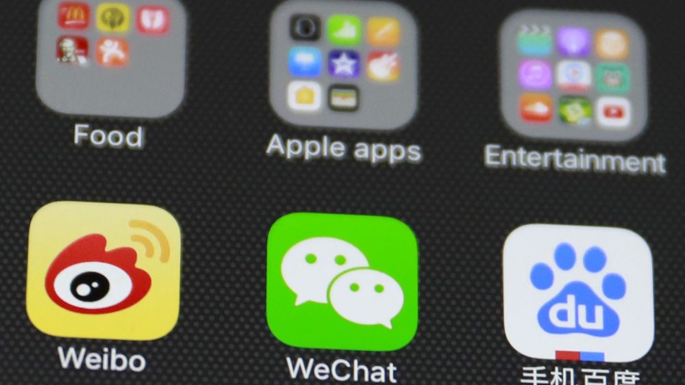 Brands are investing further into WeChat (bottom center).
