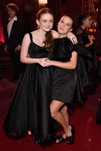 Sadie Sink and Millie Bobby Brown
Netflix Golden Globes After Party, Inside, Los Angeles, USA - 07 Jan 2018