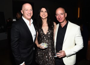 Bryan Lourd, MacKenzie Bezos and Jeff BezosSean Penn's JP HRO Gala, Arrivals, Los Angeles, USA - 06 Jan 2018