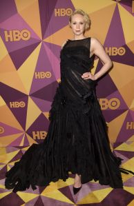 Gwendoline Christie arrives at the HBO Golden Globes afterparty at the Beverly Hilton Hotel, in Beverly Hills, Calif75th Annual Golden Globe Awards - HBO Afterparty, Beverly Hills, USA - 07 Jan 2018
