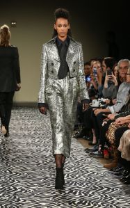 Model on the catwalk Wolk Morais Collection 6 show, Runway, Los Angeles, USA - 17 Jan 2018