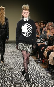 Model on the catwalk Wolk Morais Collection 6 show, Runway, Los Angeles, USA - 17 Jan 2018