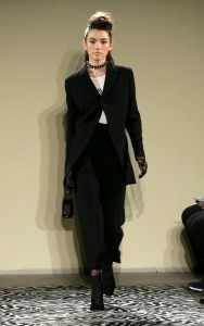 Model on the catwalk Wolk Morais Collection 6 show, Runway, Los Angeles, USA - 17 Jan 2018