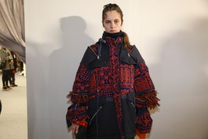Backstage at Sacai Men's Fall 2018