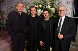 Pascal Morand with Nicolas Santi-Weil,  Alexandre Mattiussi and Didier Grumbach