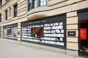 Installation by artist Jaro Varga titled “Manifesto” at the Sonia Rykiel store at The Webster in New York