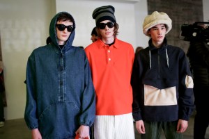 Backstage at Sunnei Men's Fall 2018