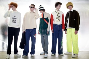 Backstage at Sunnei Men's Fall 2018
