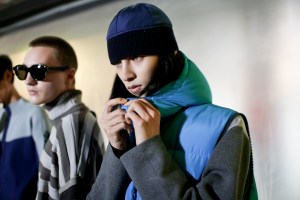 Backstage at Sunnei Men's Fall 2018