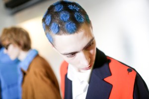 Backstage at Sunnei Men's Fall 2018