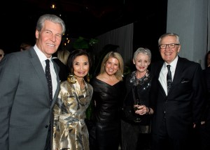 Terry Lundgren, Josie Natori, Tina Lundgren, Kelli Questrom and Allen Questrom