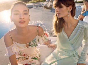 Outnet.com's spring 2018 campaign focuses on style and friendships. Photographed and filmed by Riccardo Vimercati, the photos were shot near a beachfront Malibu house that was featured in the HBO series "Big Little Lies." The campaign stars stylish pals Ava Smith and Bruna Tenório, who are dressed in labels including Attico, Tibi, Proenza Schouler and Victoria Beckham. "The fashionable friends concept is one that we continue," said Andres Sosa, executive vice president of sales, marketing and creative. "It depicts those expressive and natural moments of joy that we know are immediately relatable to our customer." — Lorelei Marfil