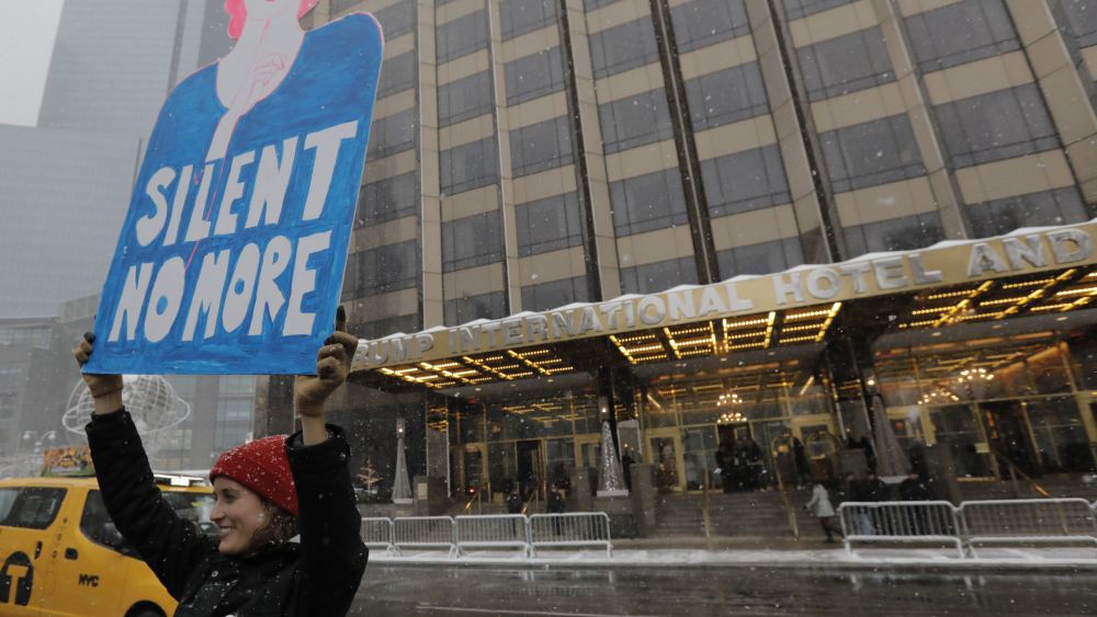 Donald Trump, #metoo, protest, trump hotel