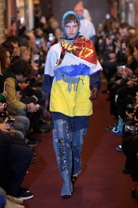 Vetements' fall 2018 men's show - held in a Paris flea market.