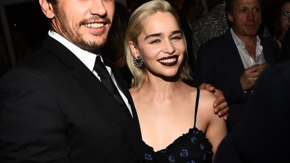 James Franco and Emilia Clarke