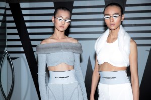 Backstage at Alexander Wang RTW Fall 2018