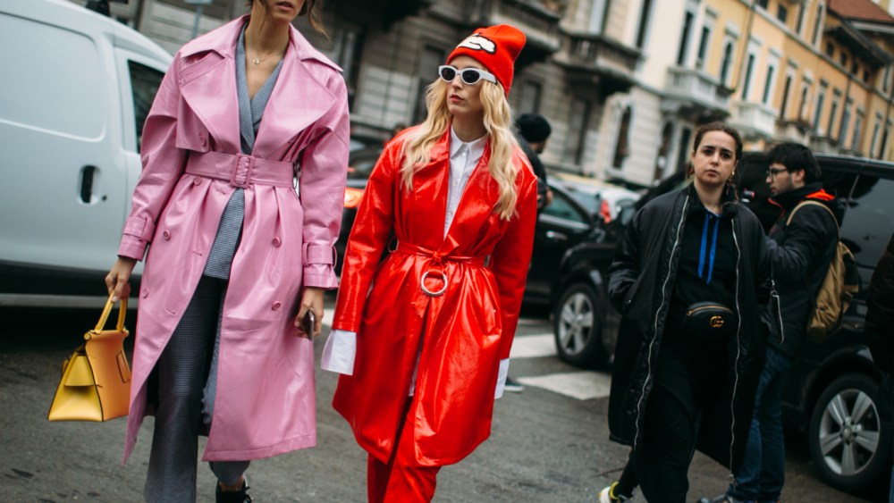 Street style at Milan Fashion Week Fall 2018